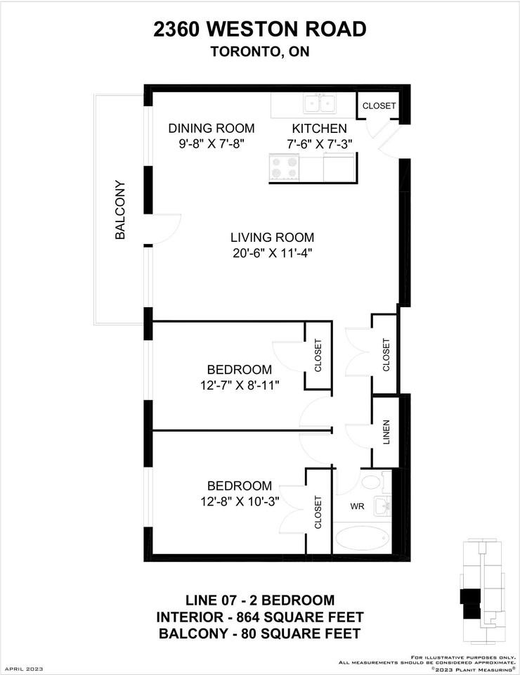 Building photo of Unit 1 Bedroom 0104 at 2360 Weston Road 2360 Weston Rd, Toronto, ON M9N 1Z7