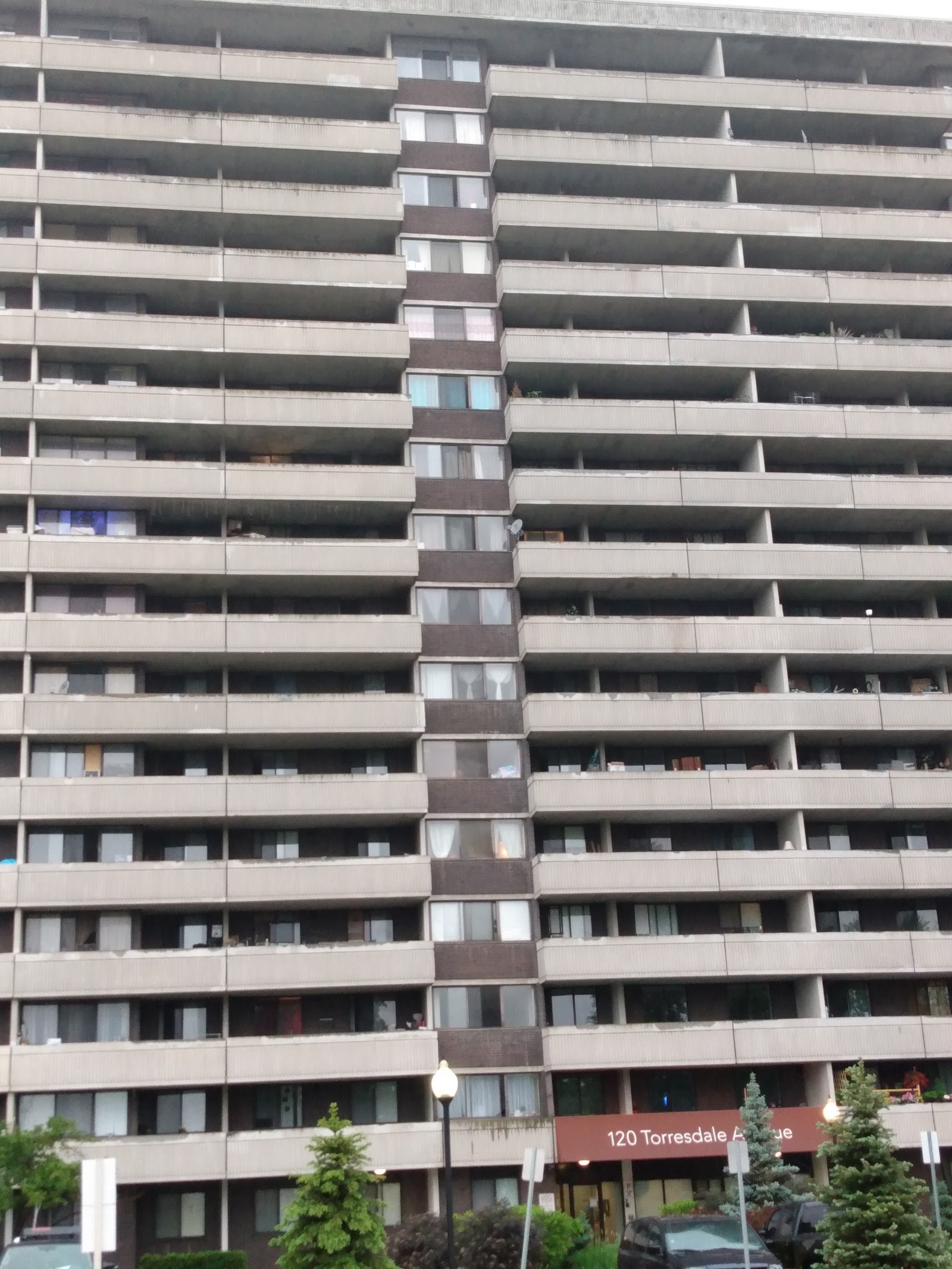 Building photo of Unit 2 Bedroom 1104 at 120 Torresdale Avenue 120 Torresdale Ave, Toronto, ON M2R 3N7